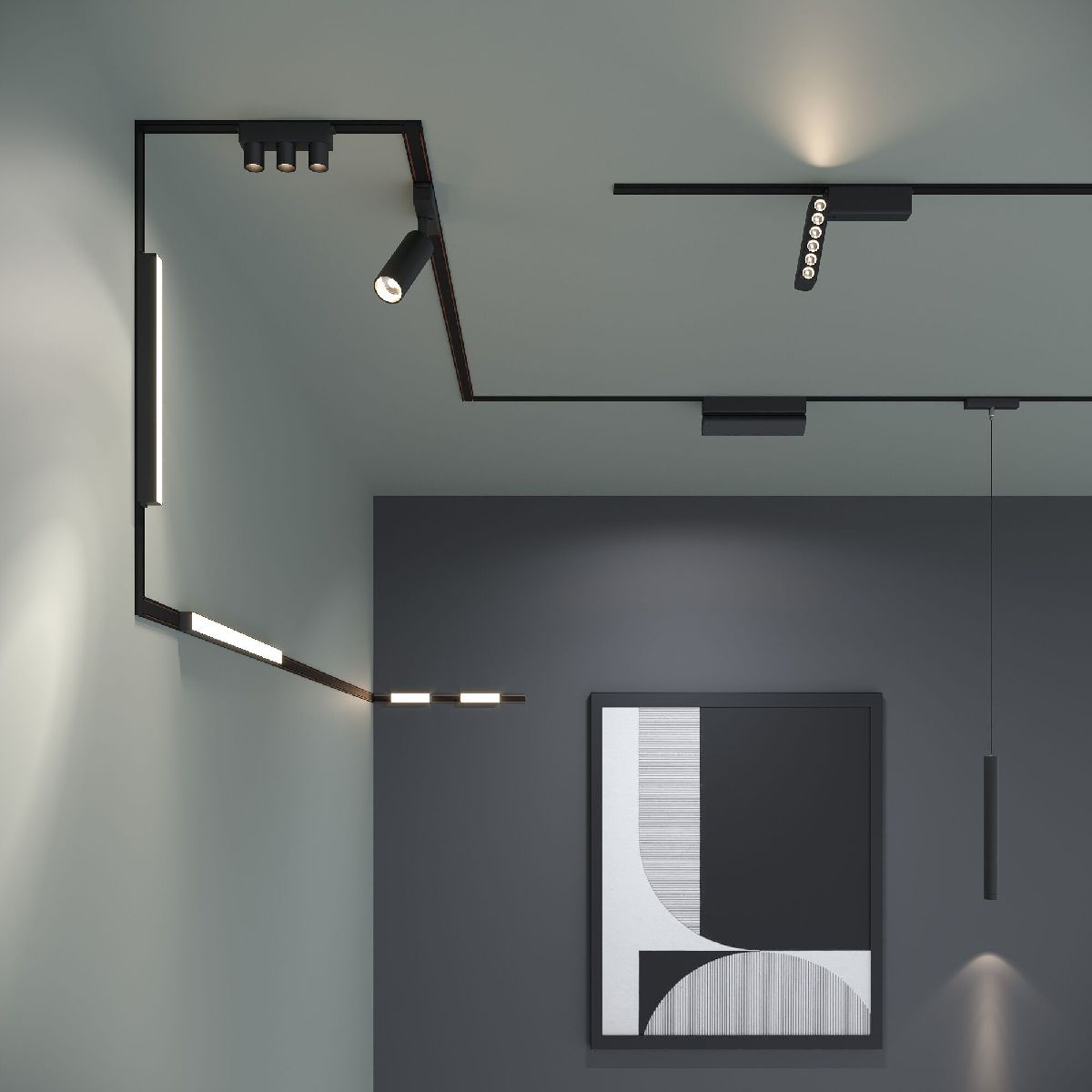 Трековый магнитный светильник Elektrostandard Flat magnetic 4690389197154 a063709
