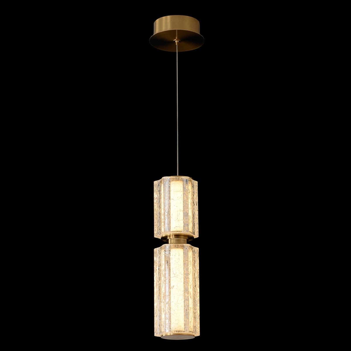 Подвесной светильник Crystal Lux ANTIQUE SP23W LED BRASS