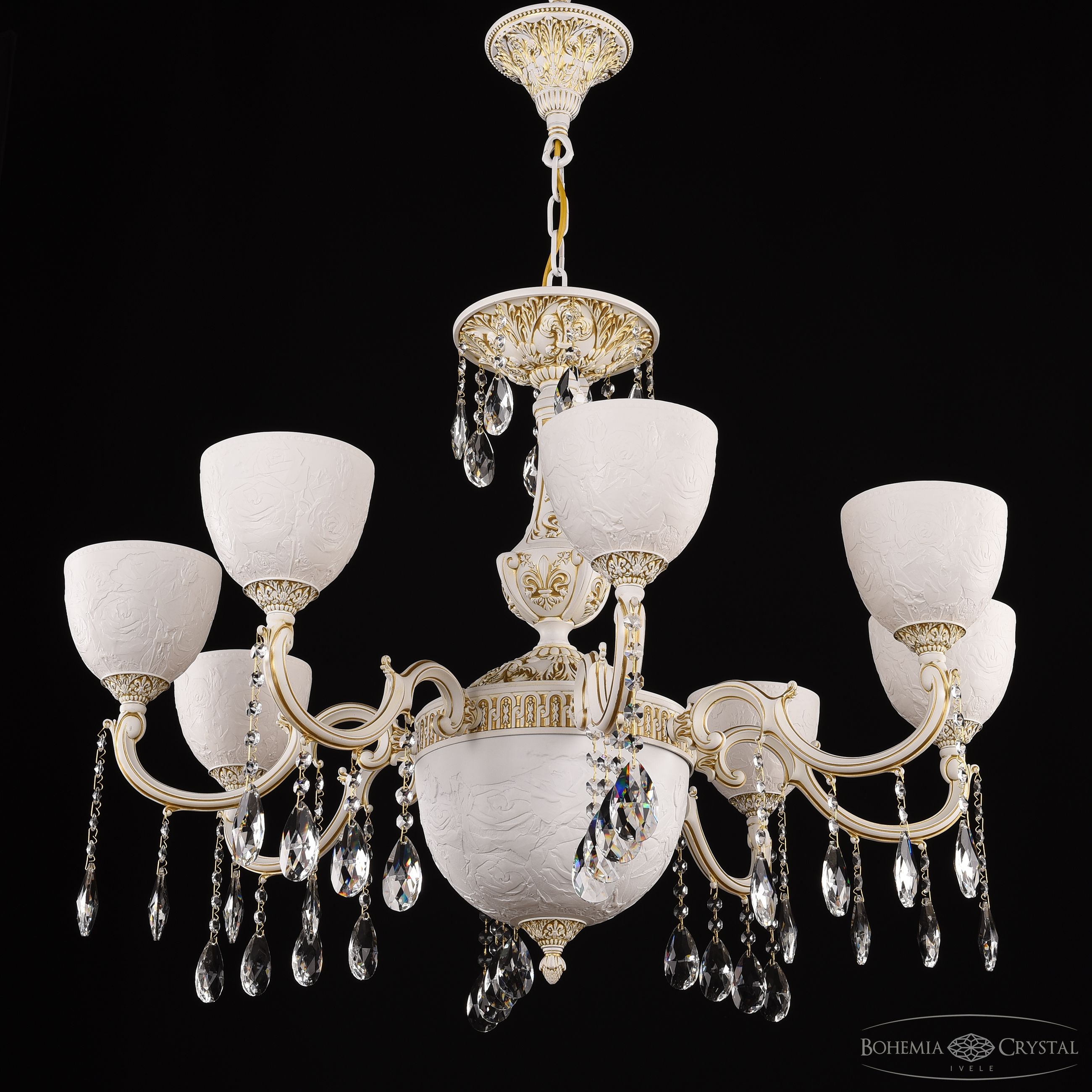 Подвесная люстра Bohemia Ivele Crystal AL78101P/8/250 A WMG P1 U Rose