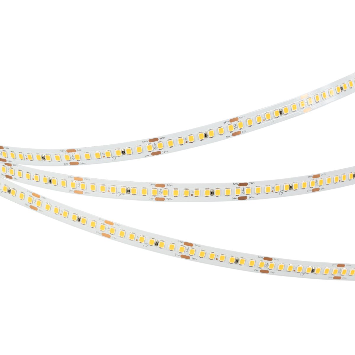 Светодиодная лента Arlight RT-A192-10mm 24V Warm3000 (17.6 W/m, IP20, 5m) (высок.эфф.150 лм/Вт) 038775(1)