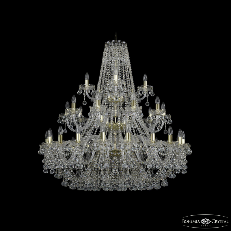 Подвесная люстра Bohemia Ivele Crystal 1409/20+10+5/400/3d G
