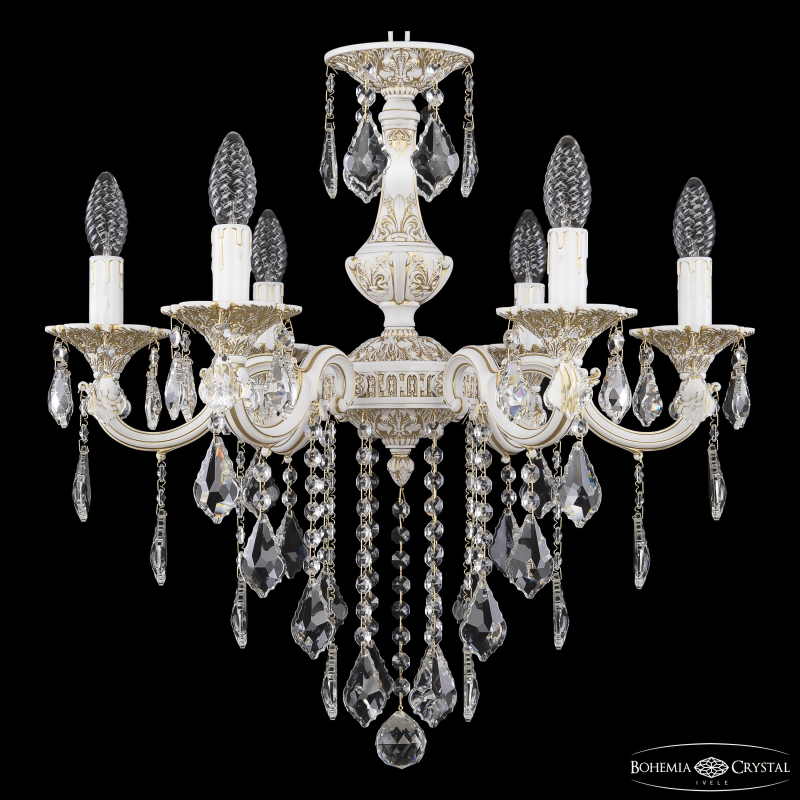 Подвесная люстра Bohemia Ivele Crystal AL78101/6/175 B WMG Leafs