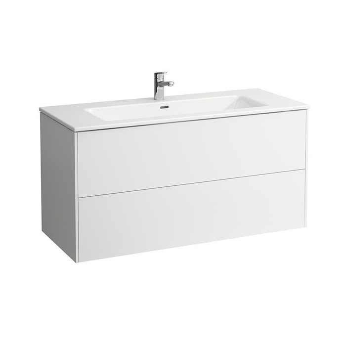 Laufen Pro S Комплект, раковина и база 120x50x61см, с 2 ящиками с мех. push-and-pull, цвет: белый матовый