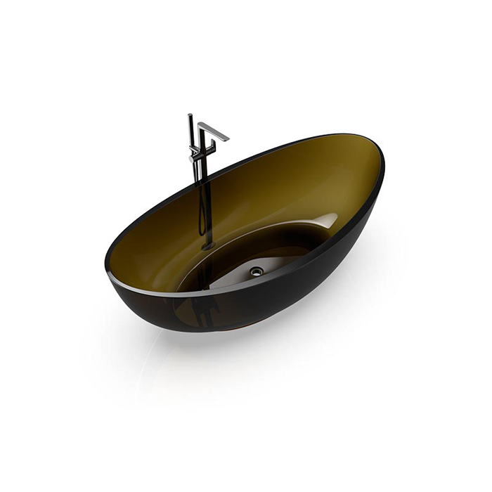 Knief Oval Shape Ванна отдельностоящая 180х93x56см., из полимерного материала, цвет: Pyrit # 030