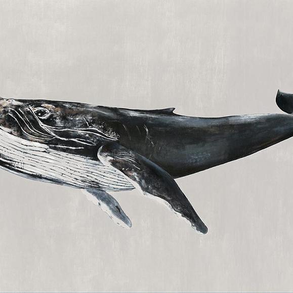 Панно Coordonne 9500103N Humpback Whale Grey