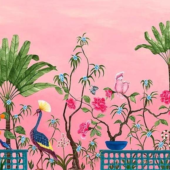 Панно Coordonne 8800130N Neo-Tea Garden Pink
