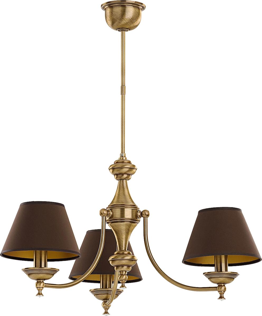 Люстра на штангера Kutek San Marino Lampshade SAN-ZW-3(P/A)CR