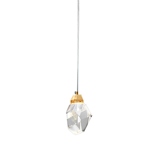 Подвесной светильник Delight Collection Crystal rock OM820083-1G (MD-020B-1 gold)