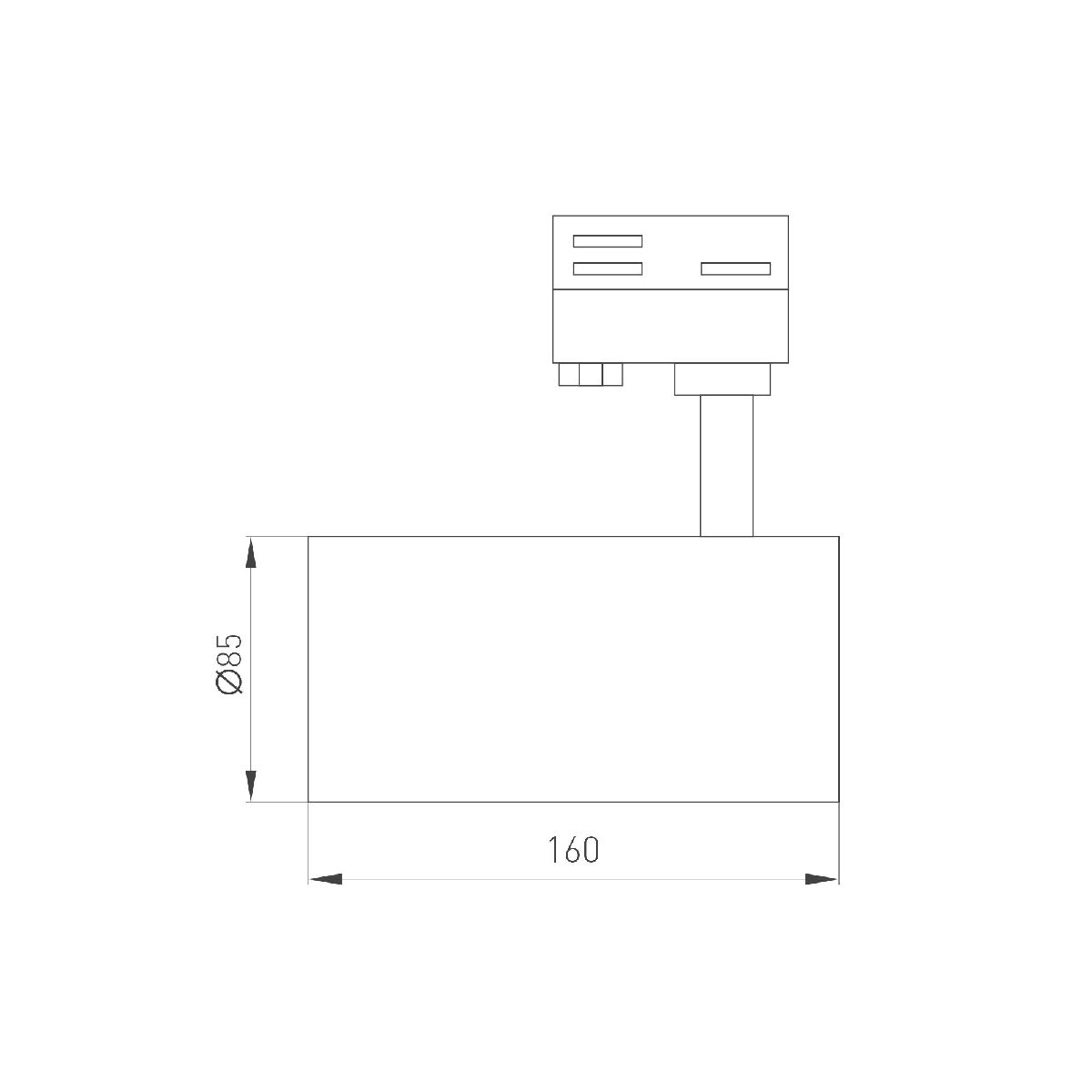 Трековый трехфазный светильник Arlight LGD-CALIPSO-4TR-R85-10W Day4000-MIX 046736
