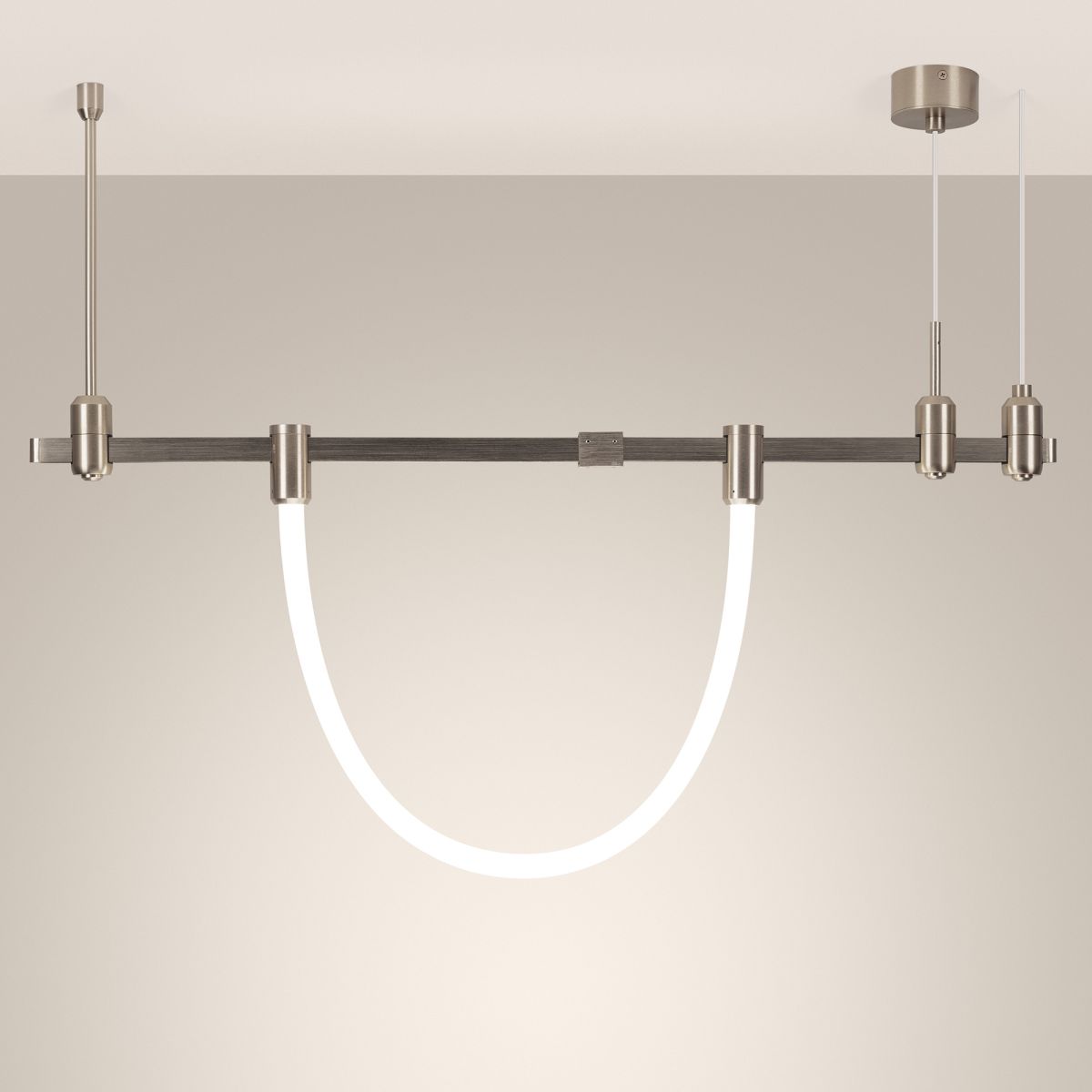 Трековый светильник Arlight ART-APRIORI-TUBE-ELASTIC-R38-L1000-12W Day4000 (Титан, 360 deg, 48V) (IP20 Металл) 049265(1)