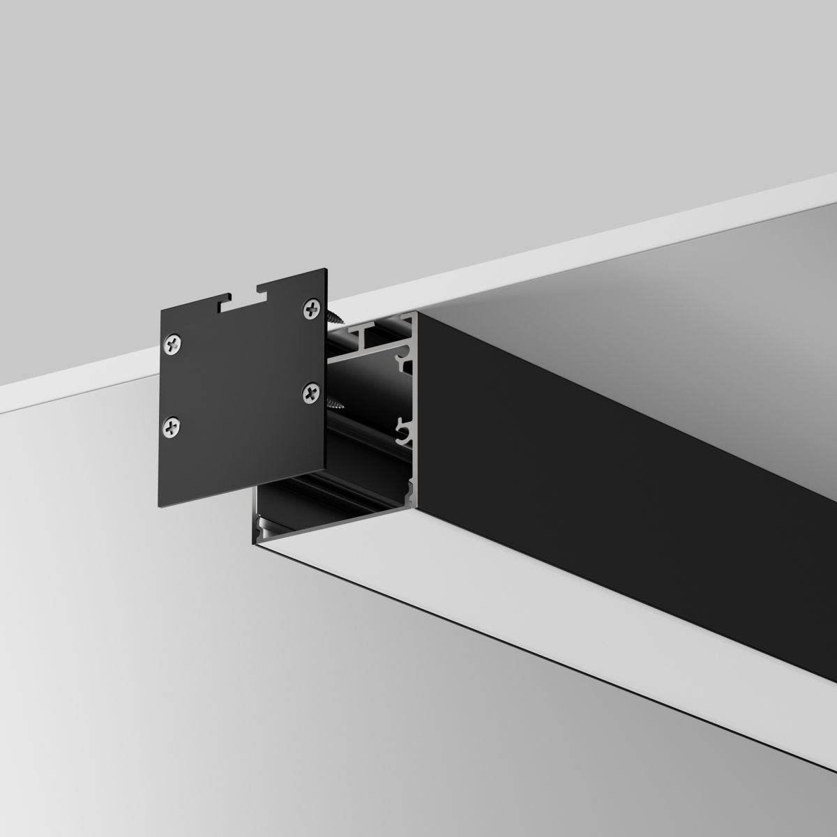 Комплект заглушек для профиля 3535 2шт Maytoni Led Strip ALM-3535BT-B-EC 642038