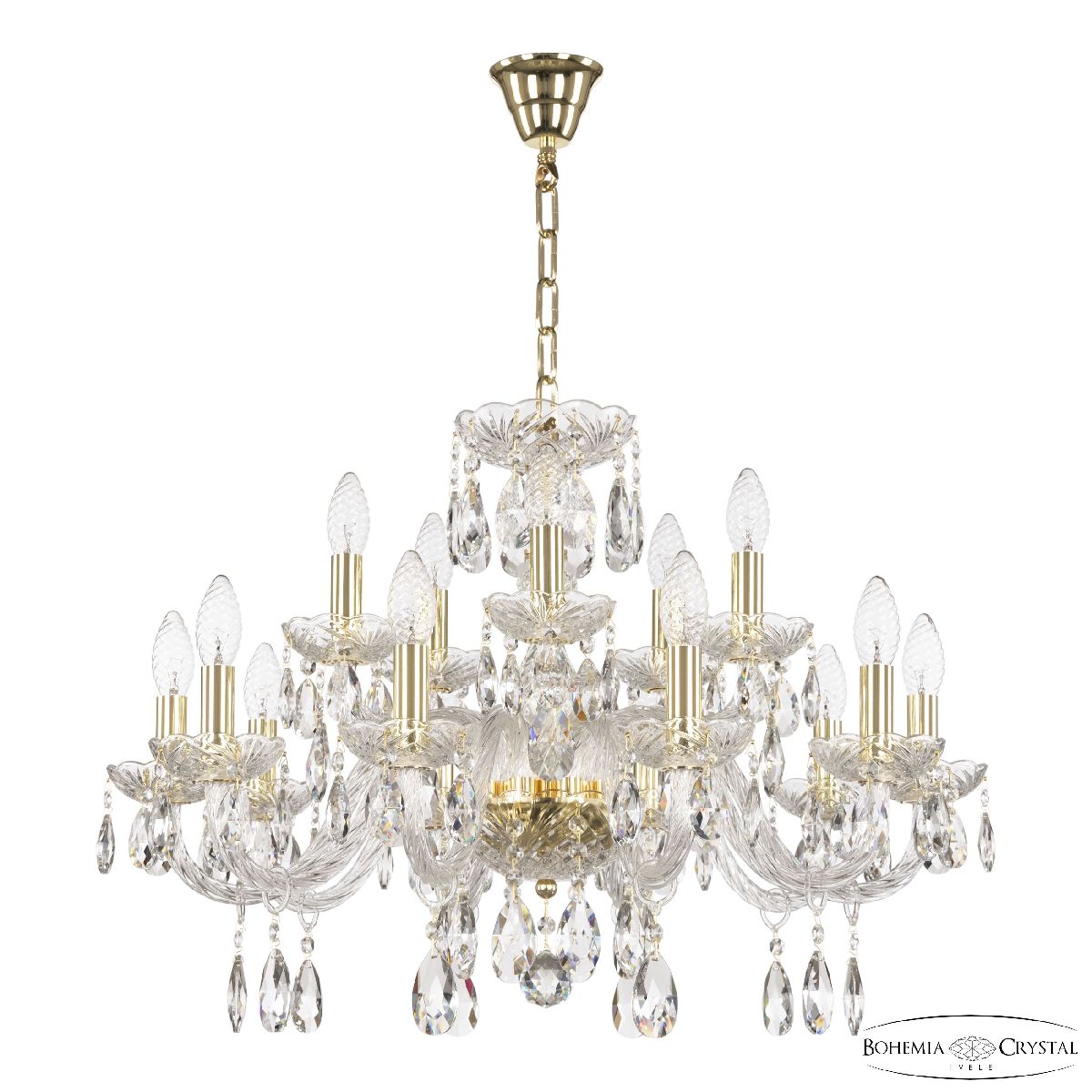 Подвесная люстра Bohemia Ivele Crystal 117/10+5/240 G
