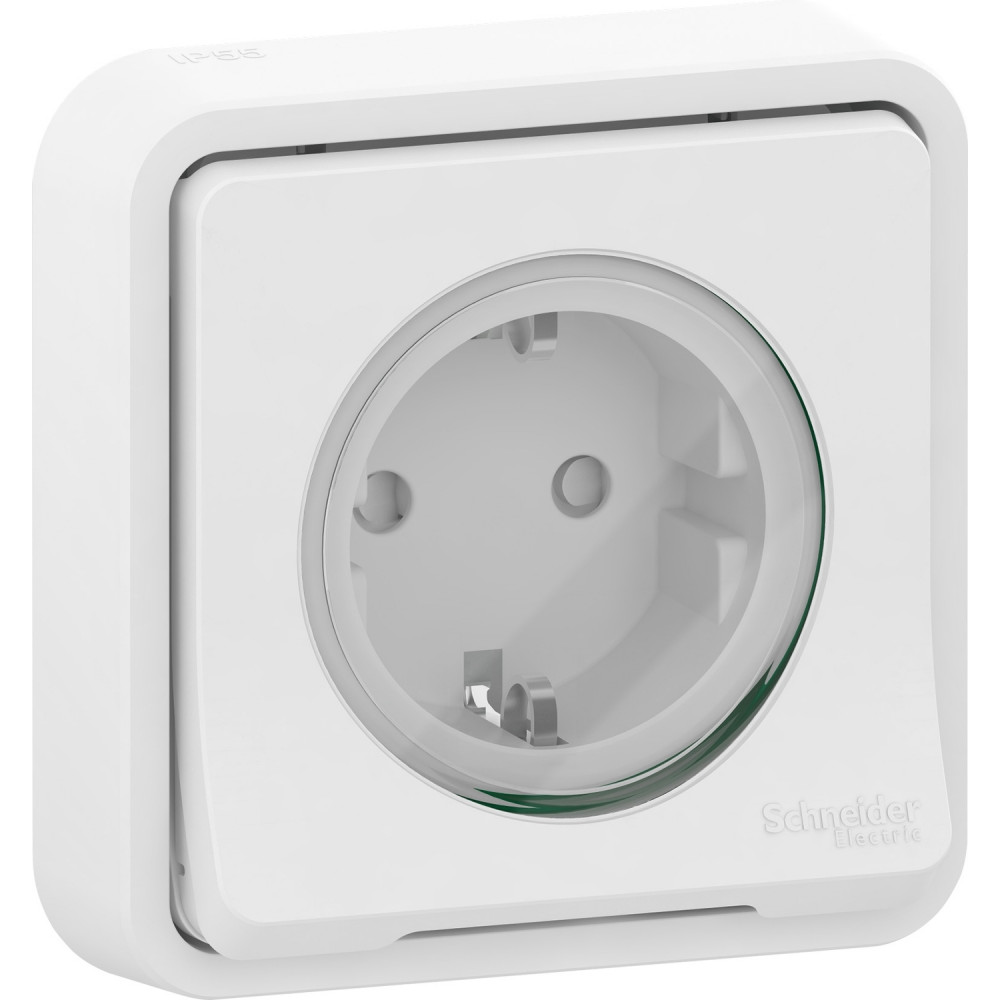 Розетка со шторками Schneider Electric MUR40903