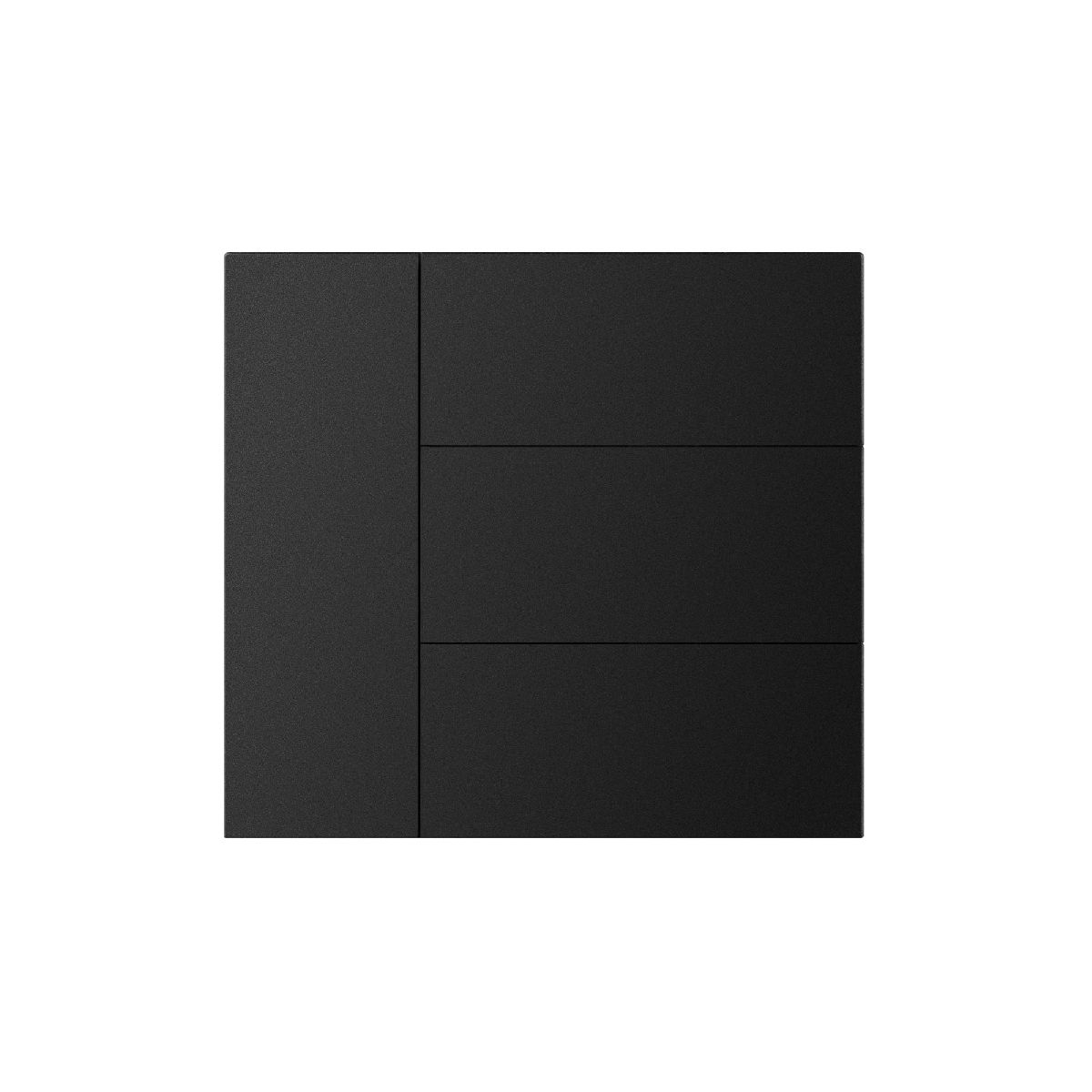 Накладка панели Arlight KNX-23-4G-SUF Black (Backlightless) 052878