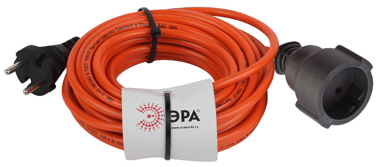 Удлинитель силовой Эра UPx-1-2x1-10m Б0046805