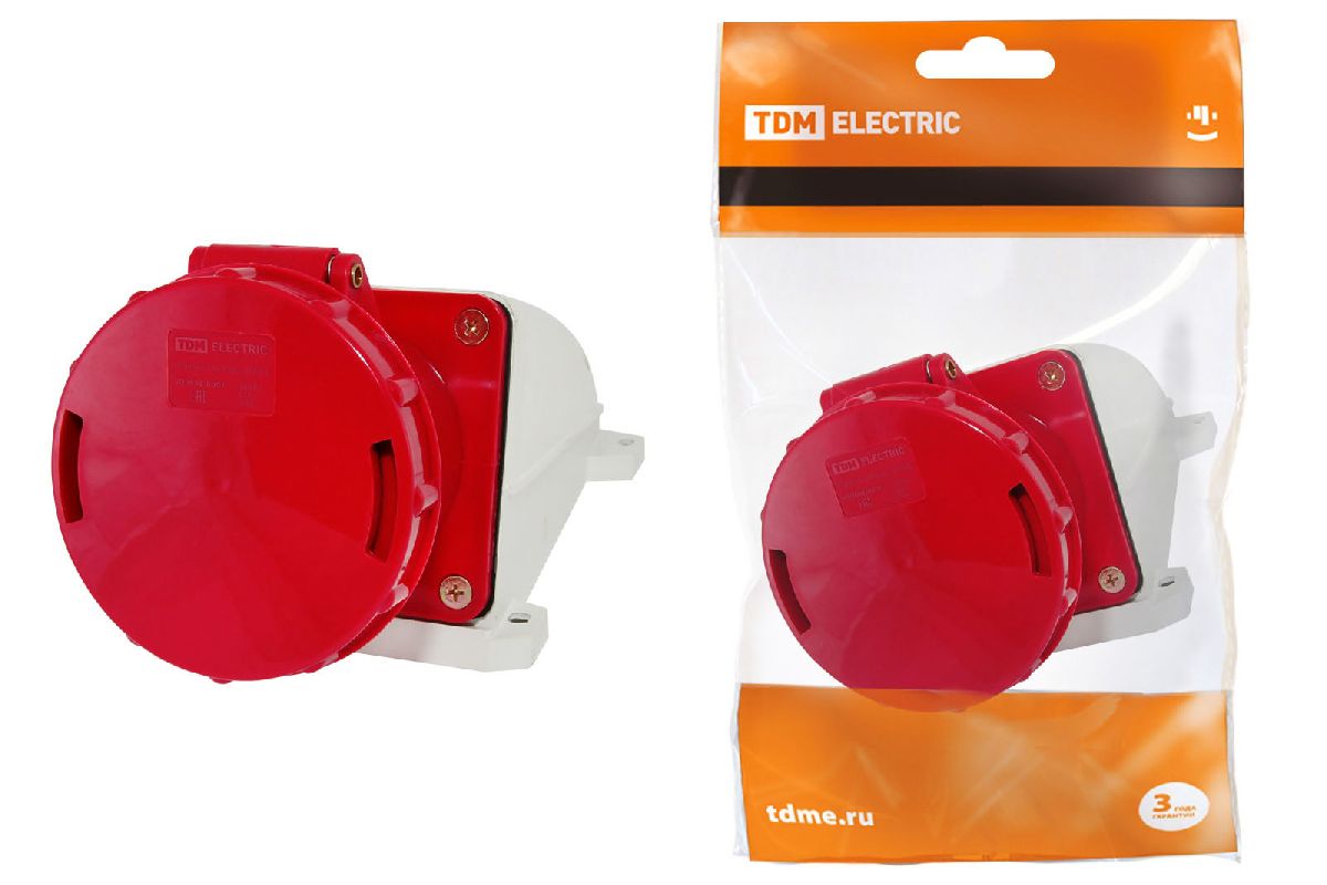 Розетка стационарная TDM Electric SQ0602-0007