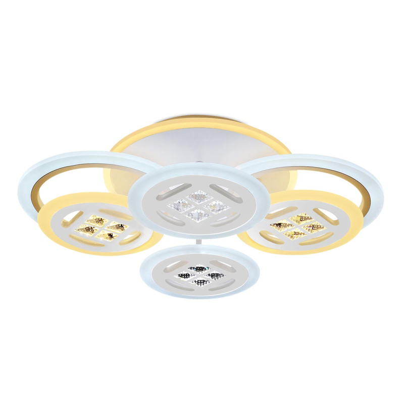 Потолочная светодиодная люстра Ambrella Light Acrylica Ice FA2951