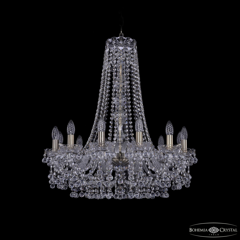 Подвесная люстра Bohemia Ivele Crystal 1409/12/240/h-76 Pa