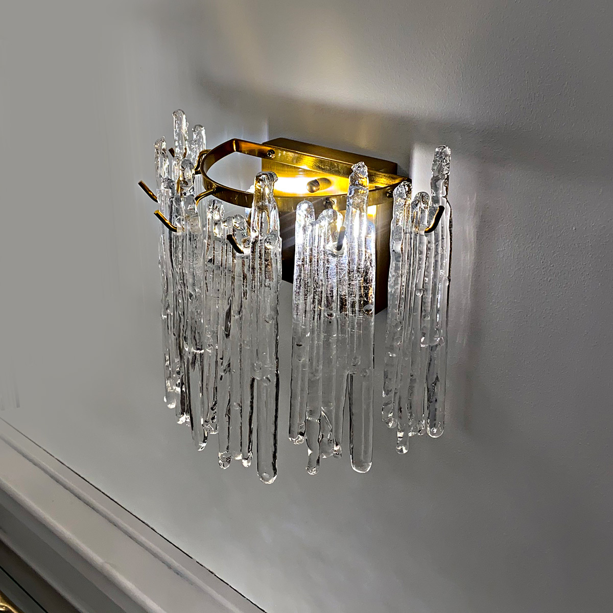 Настенный светильник Delight Collection Saint Roch 771331 gold/clear