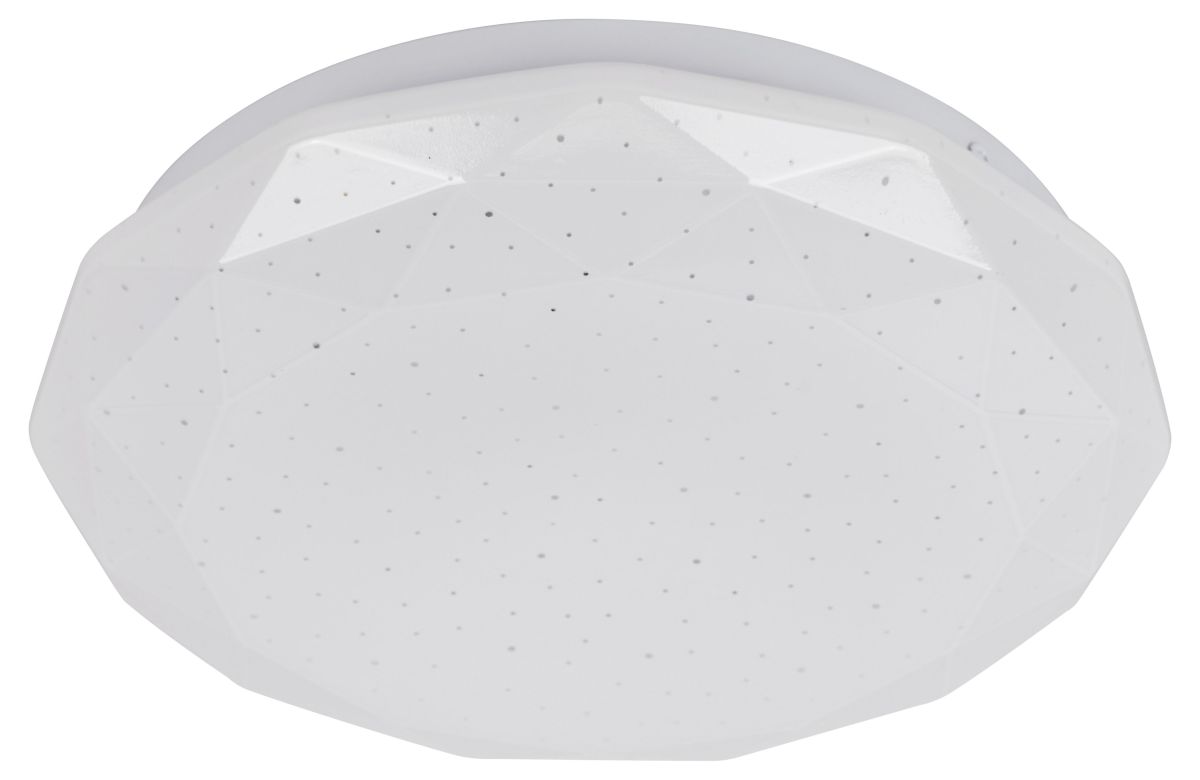Потолочный светильник Эра Классик без ДУ SPB-6 WH 18W-4K Slim Sparkle