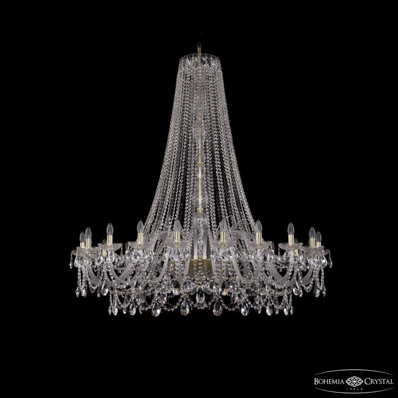 Подвесная люстра Bohemia Ivele Crystal 1411/20/530/h-157 G