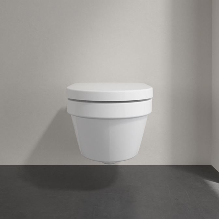 Villeroy&Boch Architectura Комплект Унитаз-подвесной 37х53х33см., сиденье с функцией QuickRelease, Softclose, цвет: альпийский белый