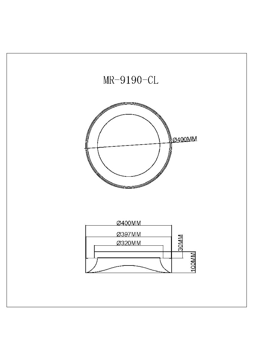 Потолочный светильник Myfar Diona MR9190-CL