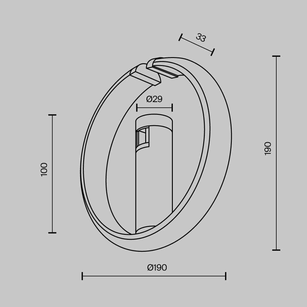 Трековый магнитный светильник Maytoni Technical Zero Flarity TR230-1-10W3K-B
