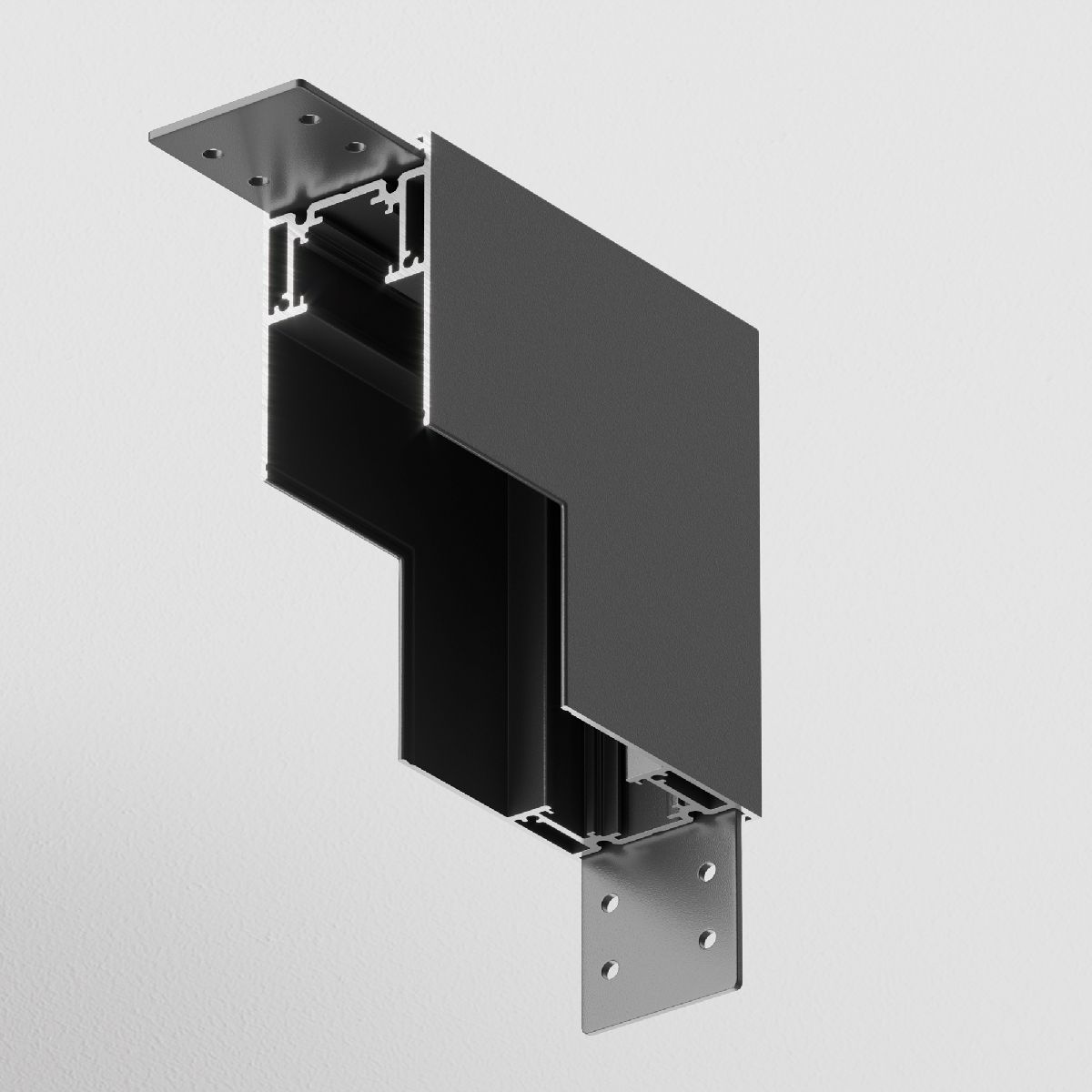 Угловой коннектор внутренний Maytoni Accessories for tracks TRA004ICL-21B