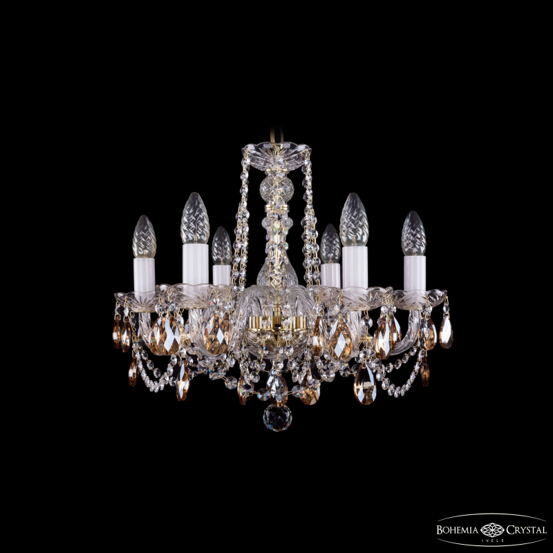 Подвесная люстра Bohemia Ivele Crystal 1402/6/160 G K721