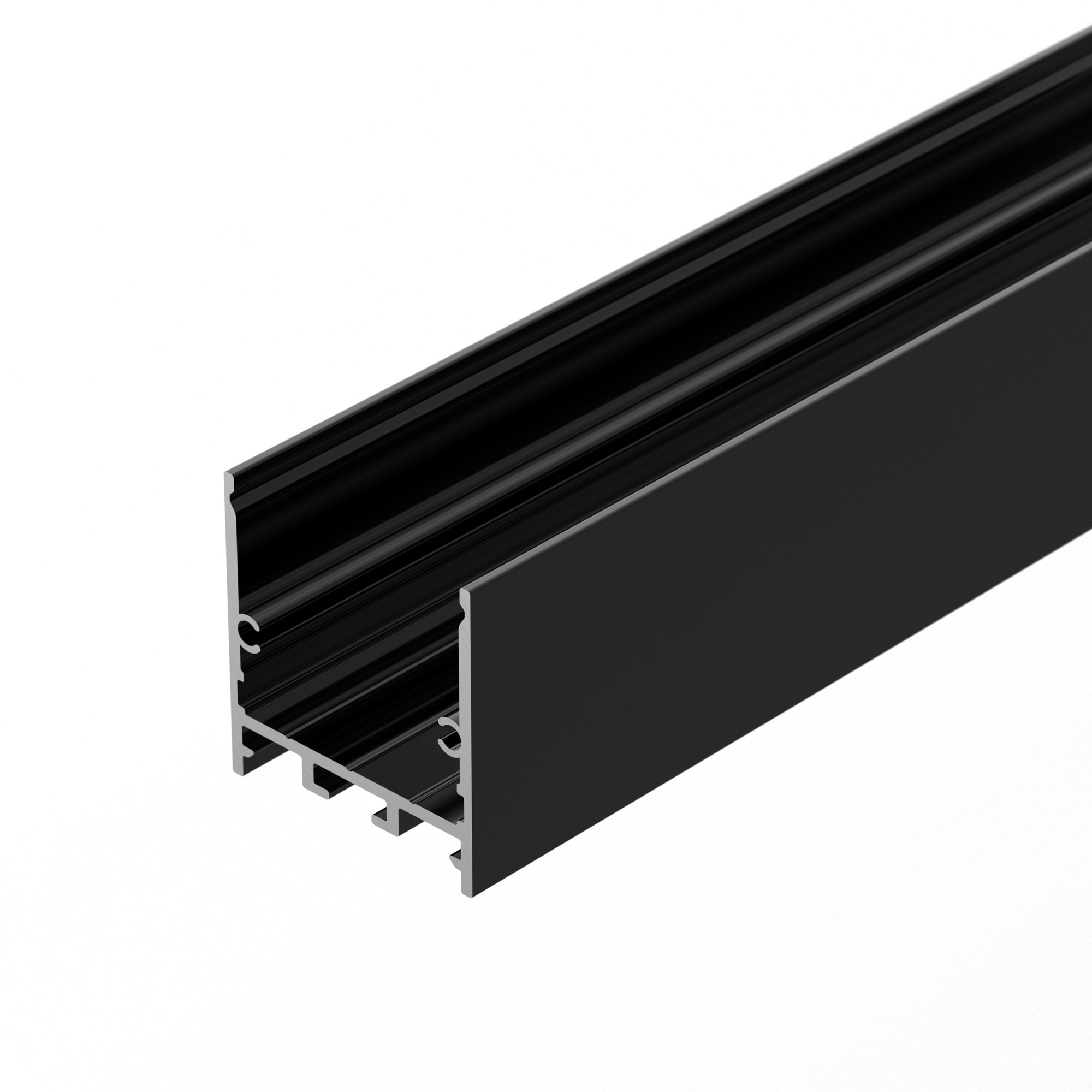 Алюминиевый профиль Arlight SL-LINE-3638-LW-2000 ANOD BLACK 038445