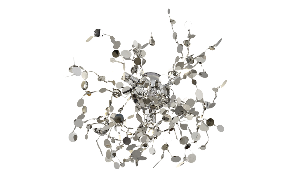 Настенный светильник Crystal Lux GARDEN AP-PL3 D400 CHROME