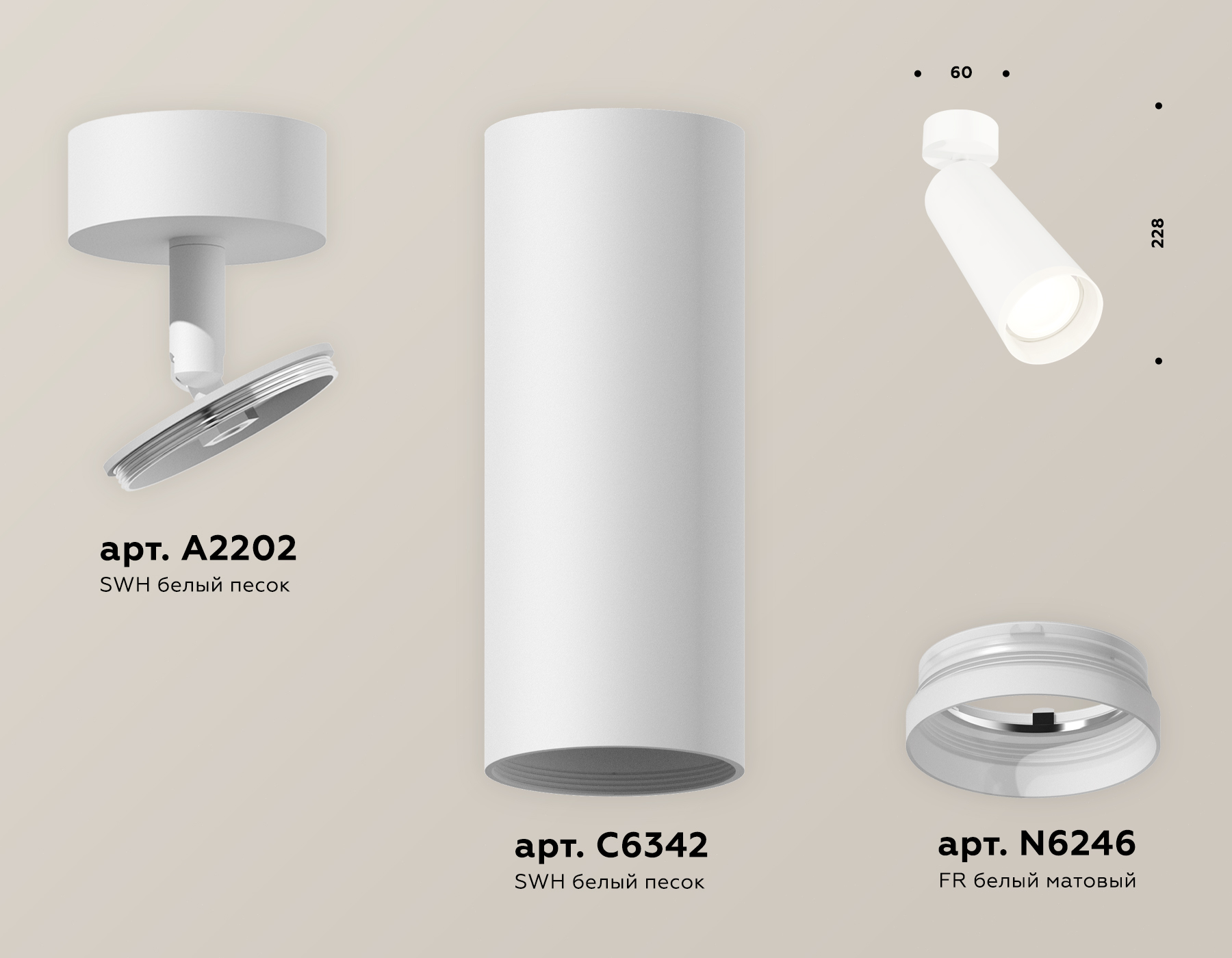 Спот Ambrella Light Techno Spot XM6342010 (A2202, C6342, N6246)