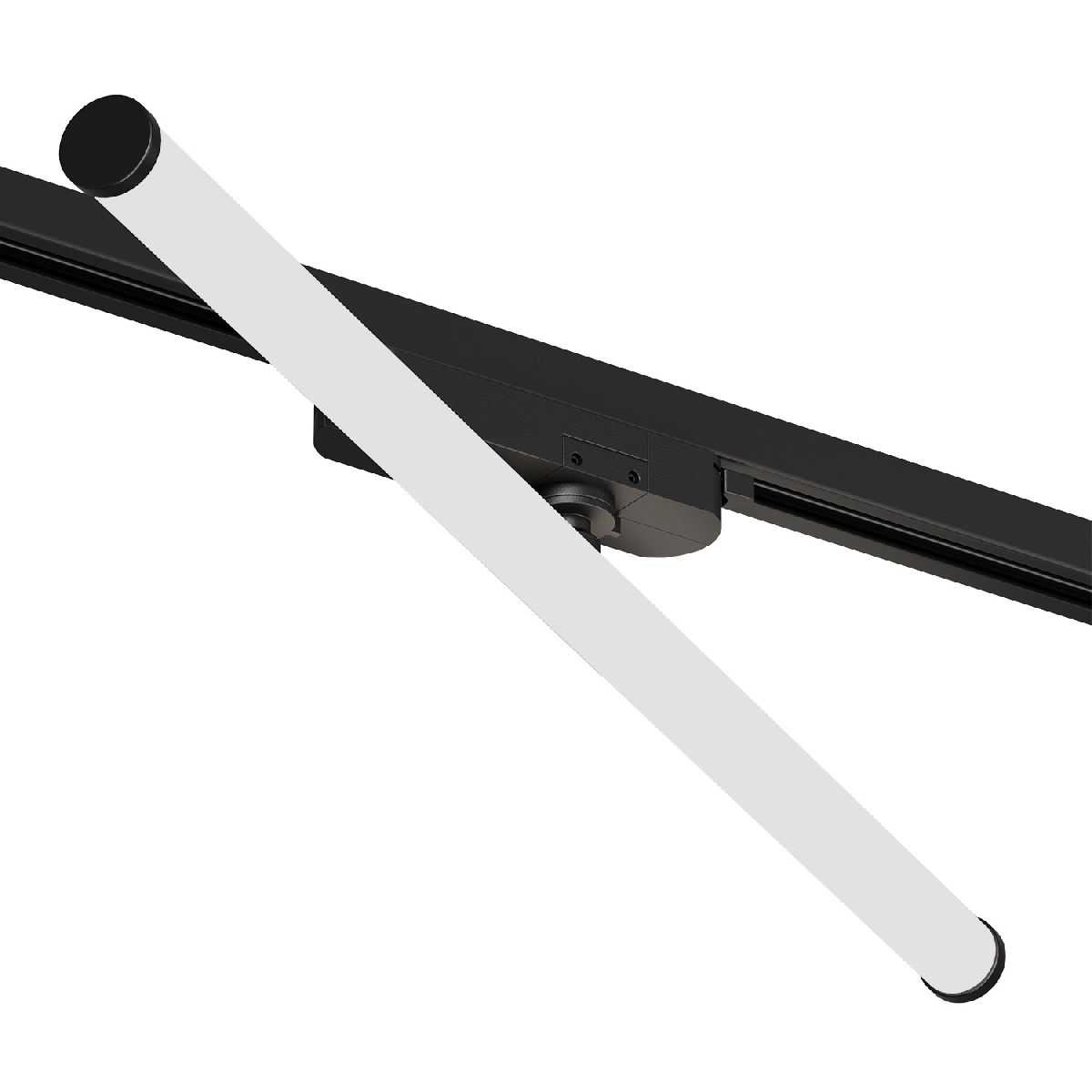 Трековый однофазный светильник Denkirs Strom DK6648-BK