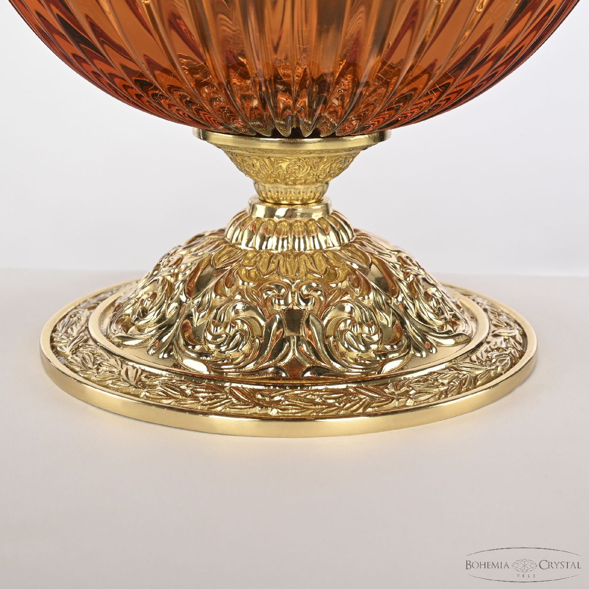 Настольная лампа Bohemia Ivele Crystal 5680L/22 G Amber/M-1G