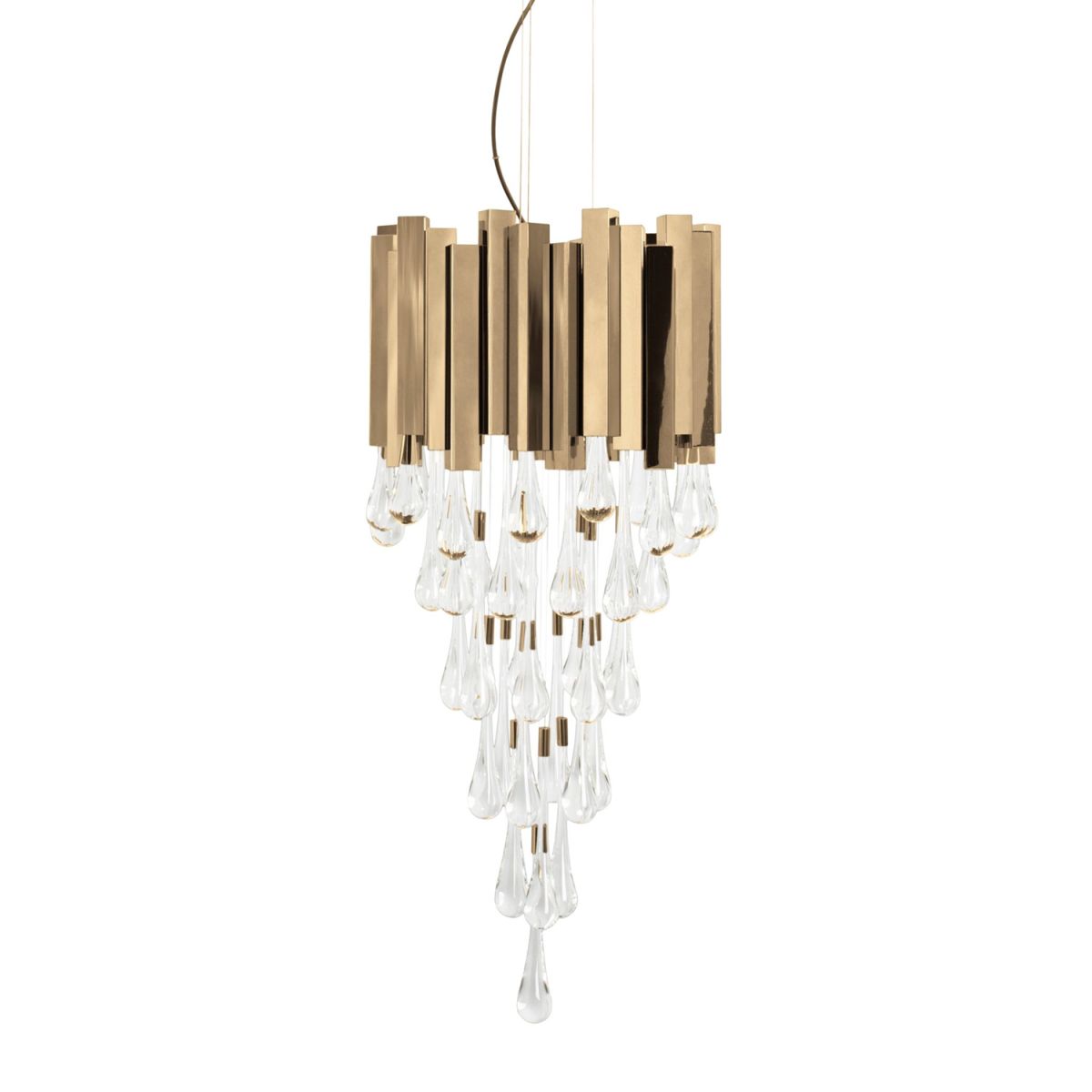 Подвесная люстра Delight Collection Trump KM0988P-8 gold