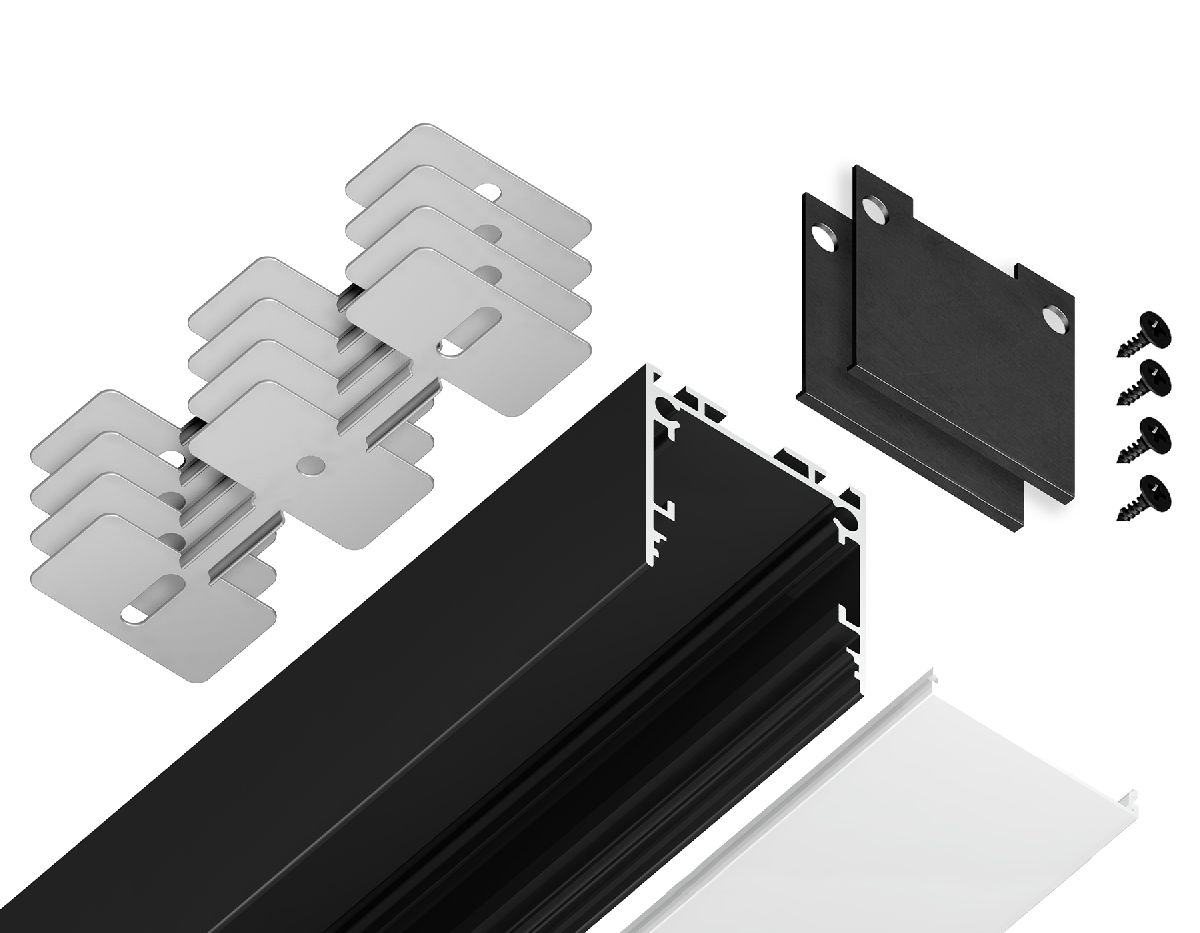 Алюминиевый профиль Ambrella Light Profile System GP2500BK