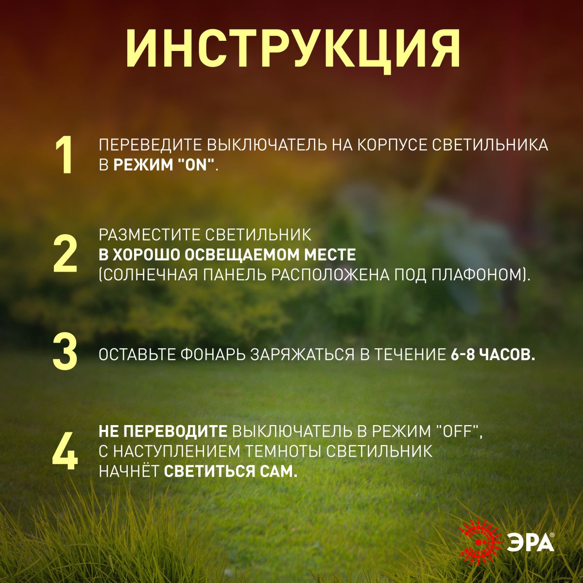Светильник на солнечной батарее Эра ERASS12-03 Б0057652
