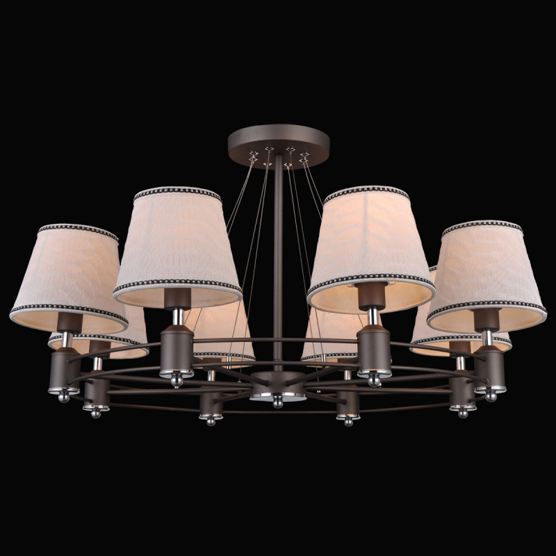 Люстра на штанге Natali Kovaltseva LORD 75095/8C ANTIQUE GRAY