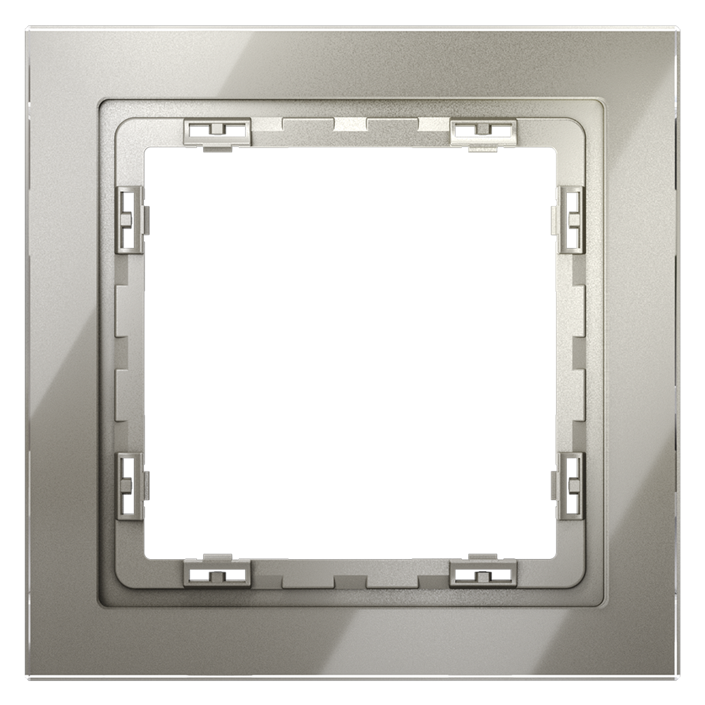 Рамка на 1 пост Voltum S70 VLS110104 (шелк, стекло)
