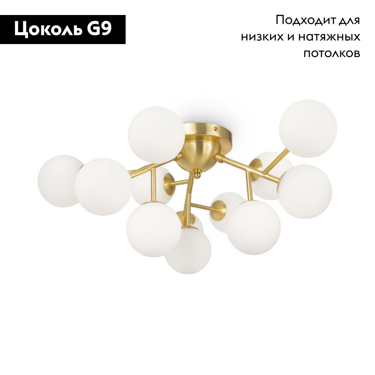Потолочная люстра Maytoni Dallas MOD545CL-12BS