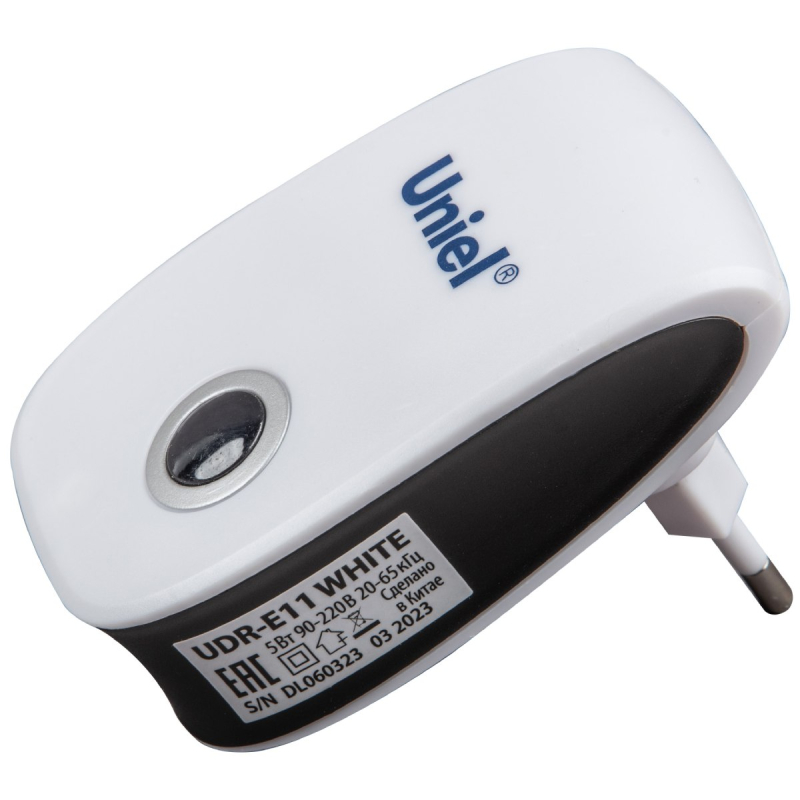 Ультразвуковой отпугиватель насекомых и грызунов (UL-00004562) Uniel UDR-E11 White