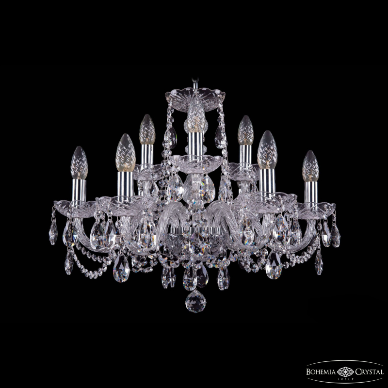 Подвесная люстра Bohemia Ivele Crystal 1402/6+3/195 Ni