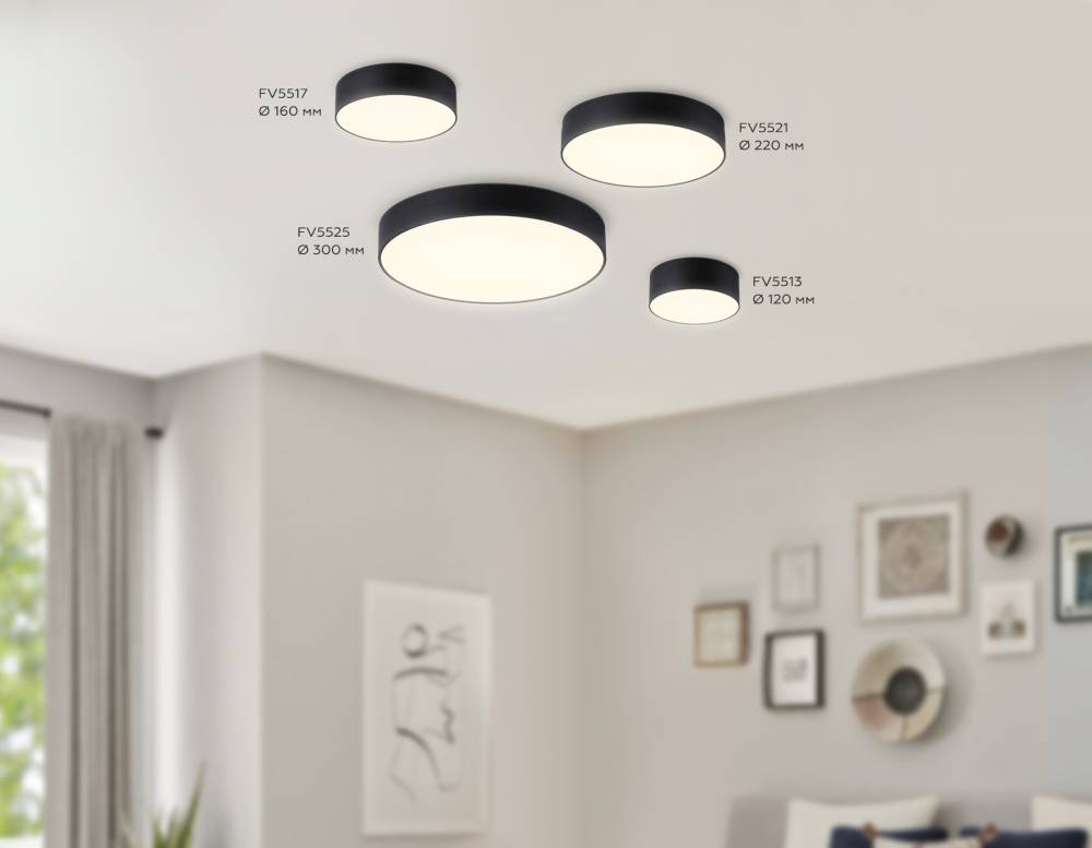 Потолочный светильник Ambrella Light Orbital Air Alum FV5521