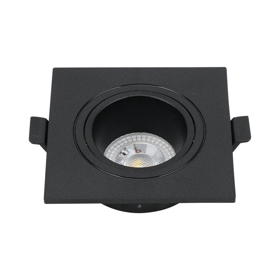 Встраиваемый светильник General GCL-MR16-SQ-BLACK 661283
