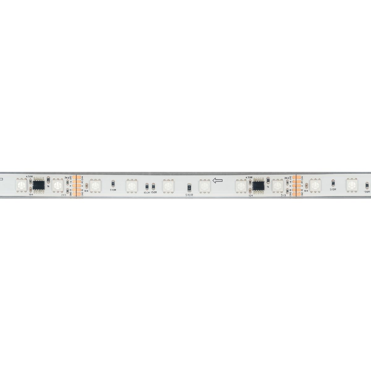 Светодиодная герметичная лента Arlight DMX-PFS-B60-12mm 24V RGB-PX6 (14 W/m, IP68, 5060, 5m) 039608