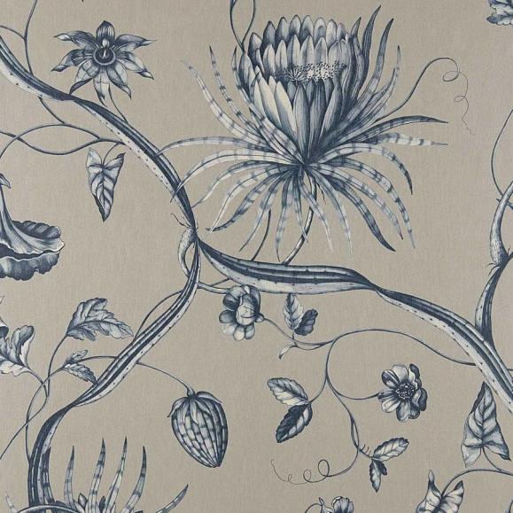 Обои Zoffany 312622 Phaedra Prussian Blue