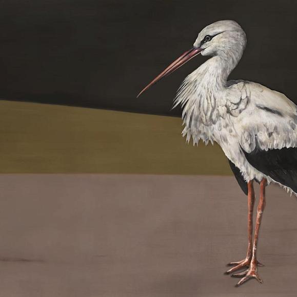Панно Coordonne 9500300V Stork Mother Black