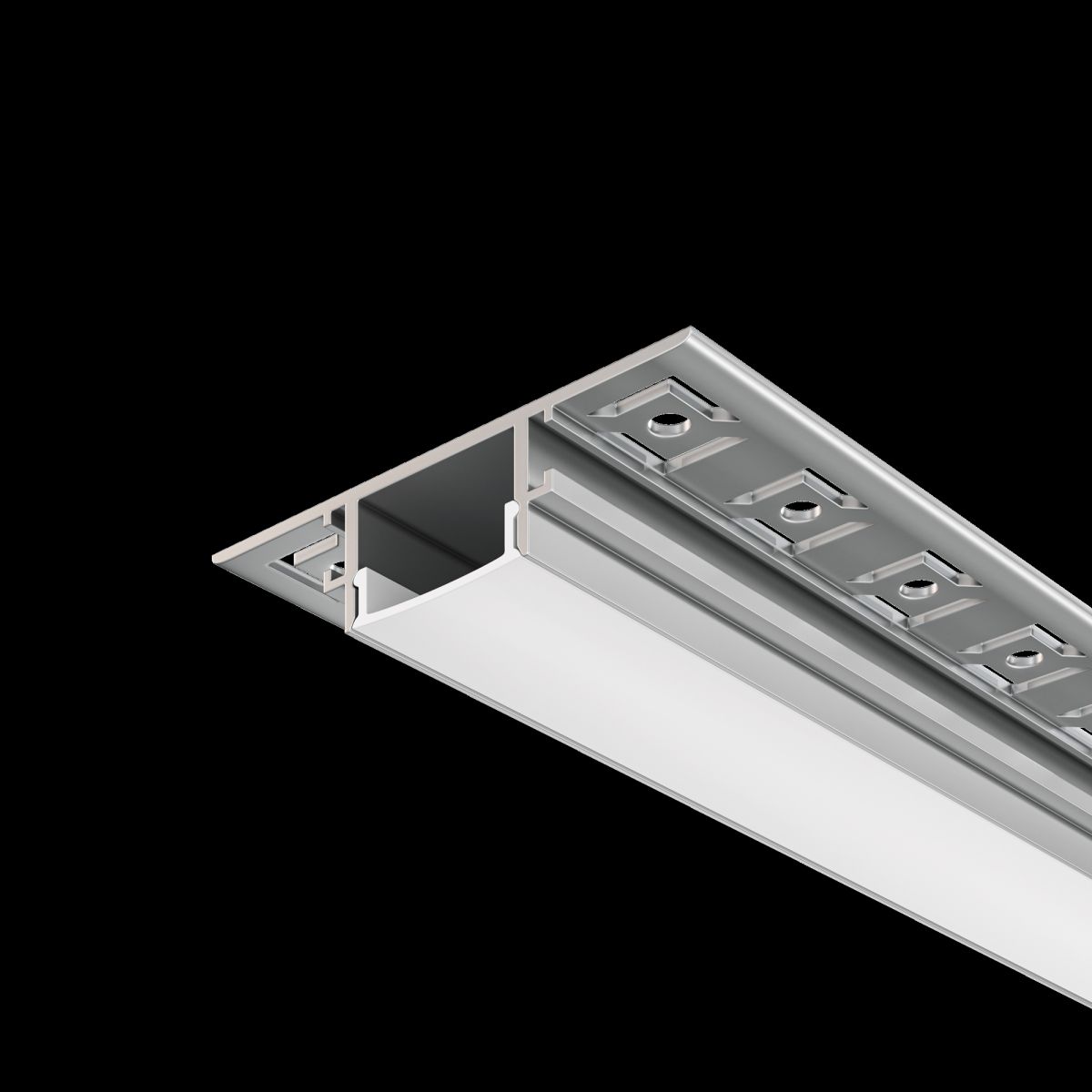 Профиль встраиваемый скрытого монтажа Maytoni Led Strip ALM-6114-S-2M 636019
