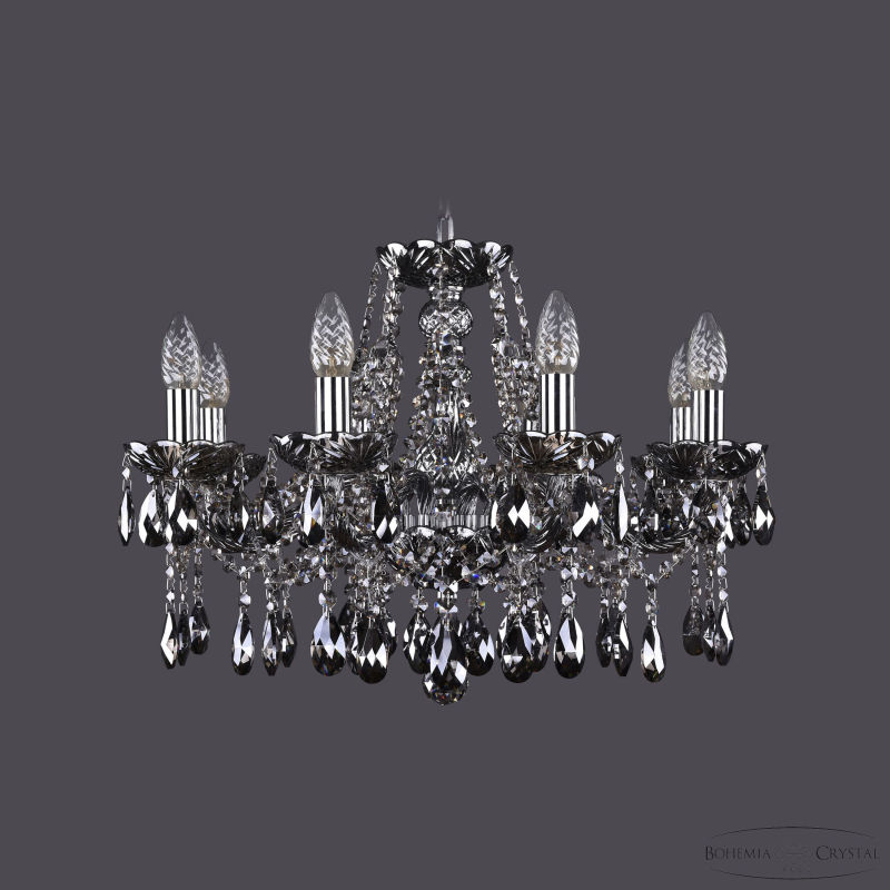 Подвесная люстра Bohemia Ivele Crystal 1413/8/200 Ni M731